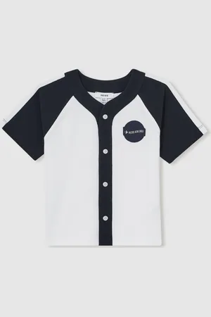 Reiss Nori Cotton Waffle-Knit Badge Shirt146152cm