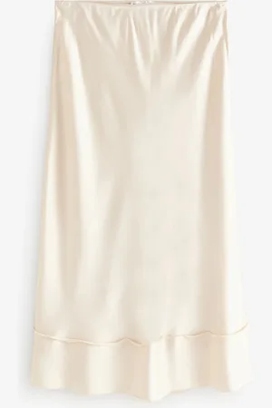 Banana Republic Satin Midi Skirtsmall