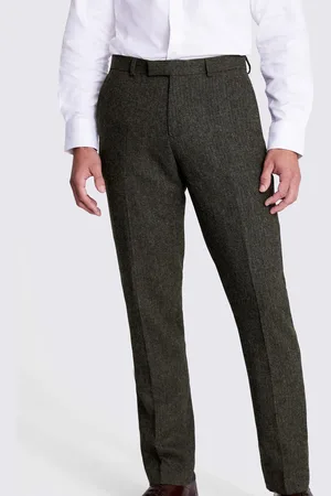 Moss Tailored Fit Pine Sildebensdragtbukser28B x 29L (UK 28 S)