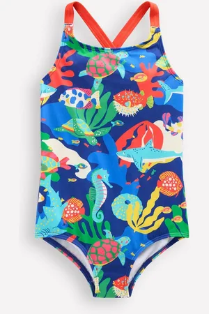 Boden Cross Back Printed Swimsuit116122cm