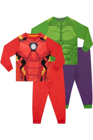 Character Avengers Iron Man and Hulk Pyjamas 2 Pack5 - 6 år (110 - 116cm)