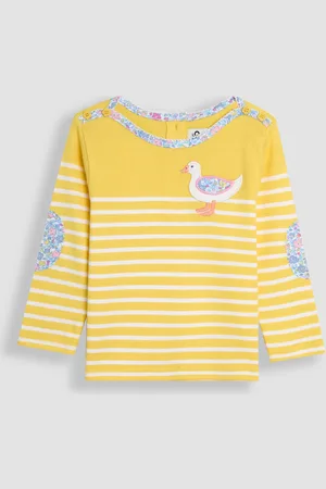 JoJo Maman Bébé Appliqué Pocket Breton Top8086cm