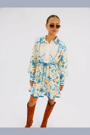 Never Fully Dressed Savannah 100% Cotton Shirt Dress44