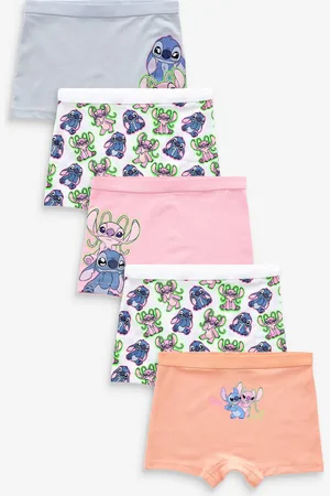 Next Lilo And Stitch Shorts Briefs 5 Pack (2-16yrs)7 - 8 år (122 - 128cm)