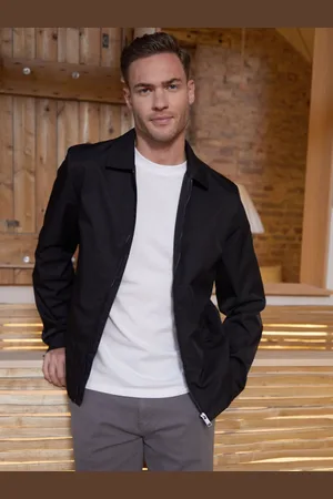 Threadbare Collared letvægts lynlås JakkeStor