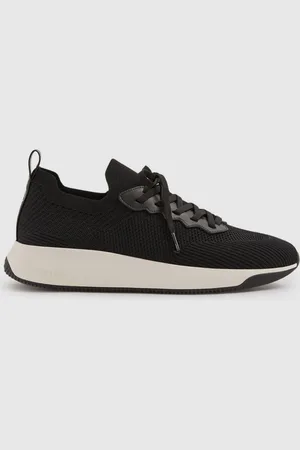 Reiss Time Hybrid Knit Running Trainers