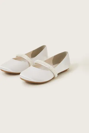 Monsoon Pearl Strap Ballet Flade sko