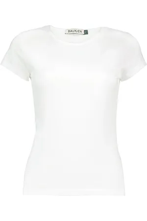 Baukjen Det essentielle Slim Hvid T-shirt36