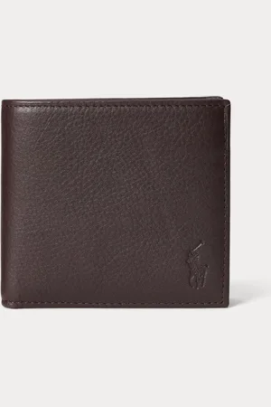 Ralph Lauren Pebbled Leather Billfold Coin WalletEn
