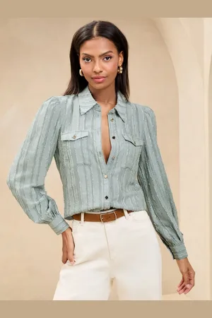 Lipsy London Utility Stripe Burnout Shirt42