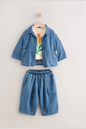 Next 100% Cotton Jacket T-Shirt And Trousers Set (3mths-8yrs)6 - 7 år (116 - 122cm)