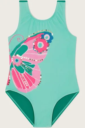 Monsoon Embellished Butterfly Swimsuit14 - 15 år (164 - 170cm)