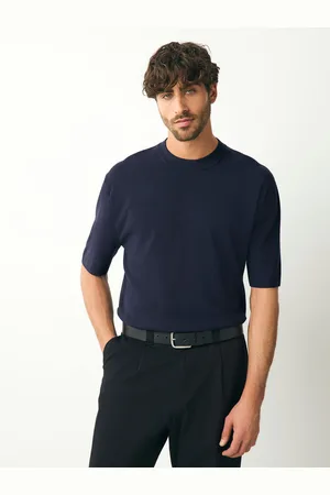 Next Relaxed Fit Premium Kortærmet Knitted Crew T-shirtxlarge