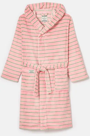 Joules Luna Fleece Dressing Gown with HoodS-M