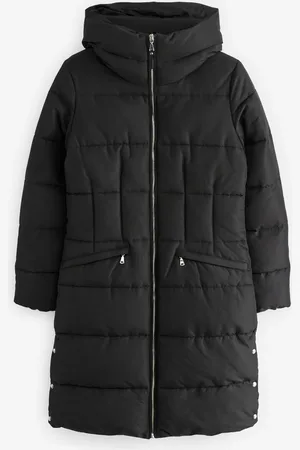Next Vandafvisende Polstret Puffer Hooded Mid Length Coat40 Petite