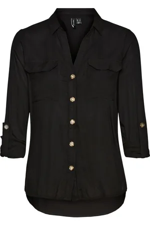 VERO MODA Button Up 100% Cotton Stripe Shirt36