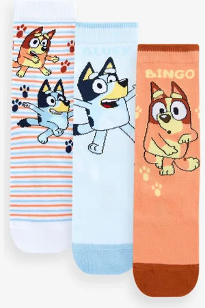 Character Bluey Socks 3 Pack4-6