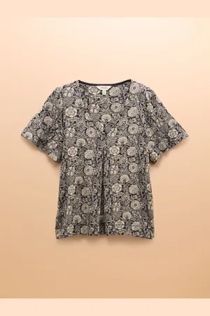 Joules Nia Pleat Front Jersey Top