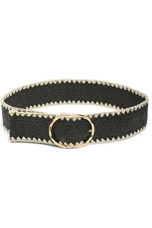Pieces® Raffia Woven Waist Beltmedium