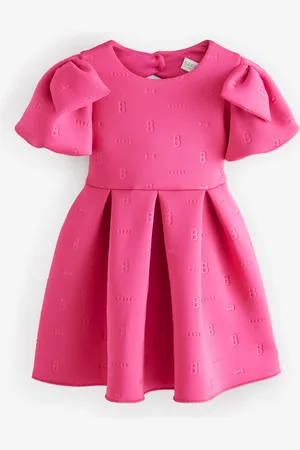 Ted Baker Pink Bow Sleeve Detail Dress11 år (146cm)