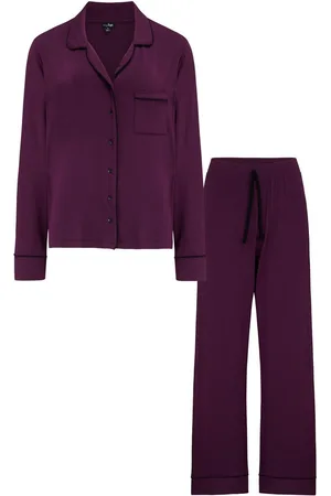 Pour Moi Bamboo Jersey Knapper Revere Krave Pyjamas Sæt44