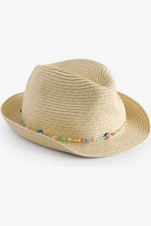 Accessorize Girls Beaded Band Straw Hat98104cm
