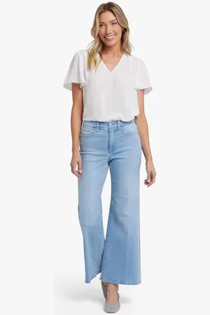 NYDJ Blue Mia Palazzo Ankle Jeans48