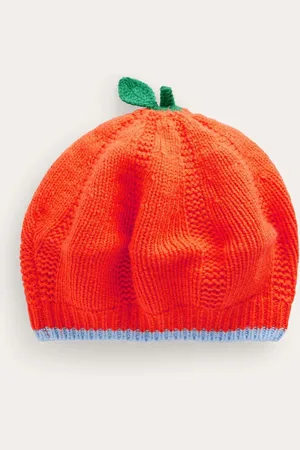 Boden Pumpkin Novelty Beret Hat9 - 12 år (134 - 152cm)
