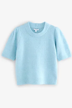 Next Soft Touch Short Sleeve Knitted Jumper With WoolM Reg