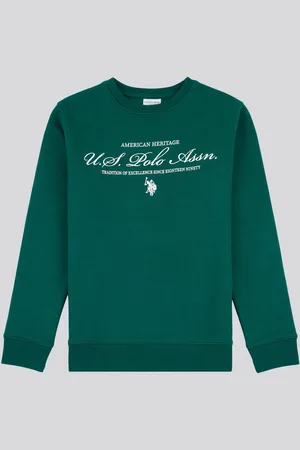 U.S. Polo Assn. U. S. Polo Assn. Boys Premium Graphic Crew Sweatshirt15 - 16 år (170 - 176cm)