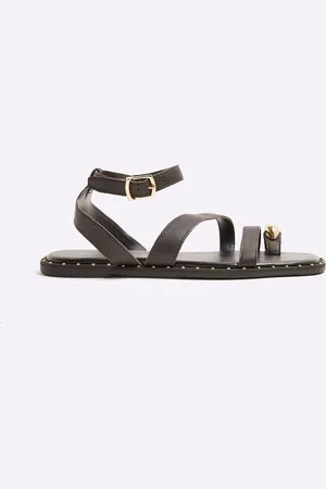 River Island Studded Strappy Sandalseu41