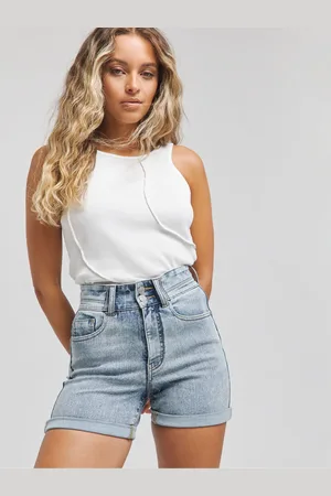 Simply Be Mom Magisculpt Light Wash denimshorts48