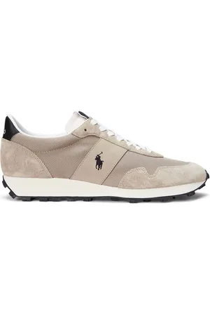 Ralph Lauren Trail 125 Suede Mesh Sporty Trainersuk9eu43