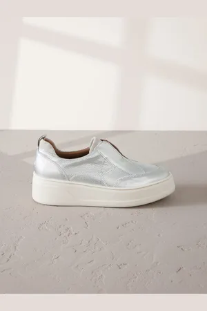 Next Slip On Signature Forever Comfort Læder Chunky Kilehæle Platform Trainerseu37