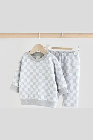 Next Baby 100% Cotton Top And Leggings Set9 - 12 måneder (74 - 80cm)