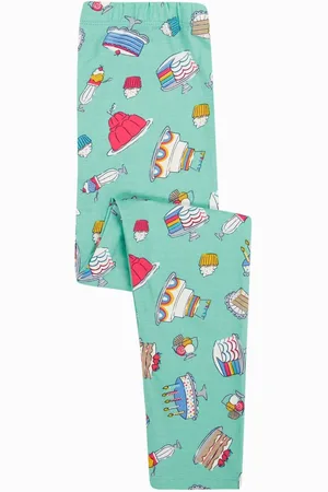 Frugi Blå Påske Bunny Printed Leggings104110cm