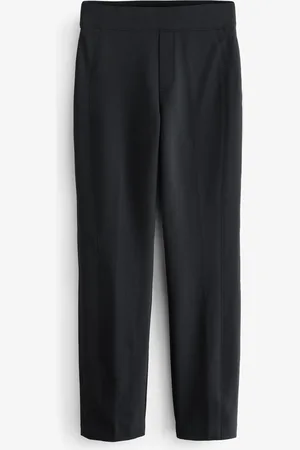 Spanx Slim Straight Black TrousersL