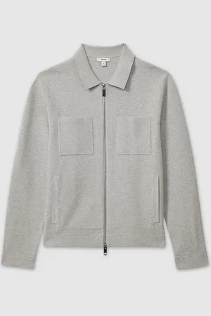 Reiss Rivers Knitted Zip Through JacketXL