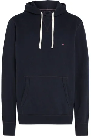 Tommy Hilfiger Blå Det essentielle Fleece HættetrøjeM