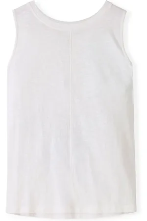 CELTIC & CO. Orange Slub Jsy Pleat Back 100% Bomuldstank40