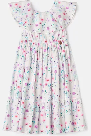 Angel & Rocket Eloisa Floral Print 100% Cotton Collar Sundress8 år ( 128 cm)