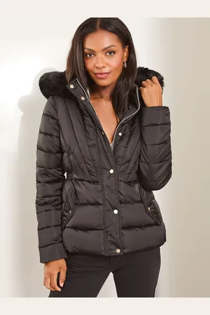Lipsy London Cinched Waist Short Padded Coat34