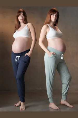 Séraphine Blue Maternity Pyjama Bottoms 2 PackM
