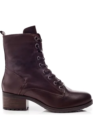 Moda In Pelle Bezzie Lace-Up Leather Ankle Boots
