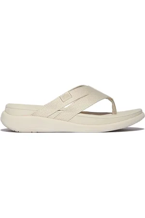 FitFlop F-Mode Go Webbing Flatform Strappy Black Flip Flopseu39