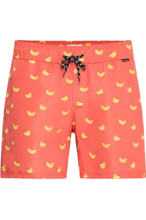 Blend Soft Banana Print Swim Shortsmedium