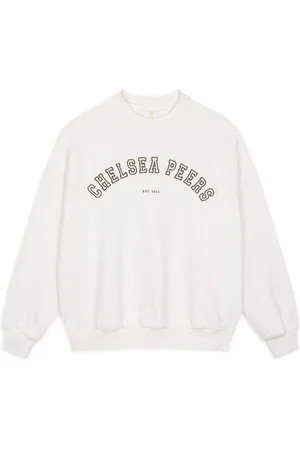 Chelsea Peers Sweatshirt med broderet logo i økologisk bomuld40