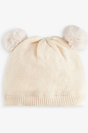 Next Delicate Double Pom Baby Hatte og huerFørste størrelse (50cm)