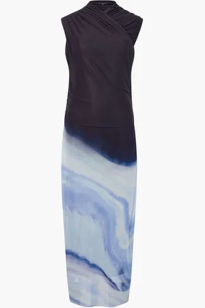 French Connection Toni Wrap Neck Midi Dresssmall