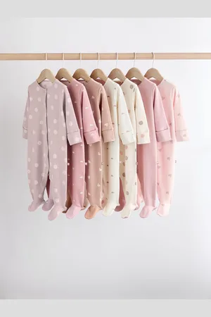 Next 7 Pack Baby Sleepsuits (0mths-3yrs)1.5 - 2 år (86 - 92cm)